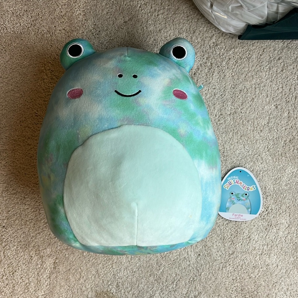 ferdie frog squishmallow 12”